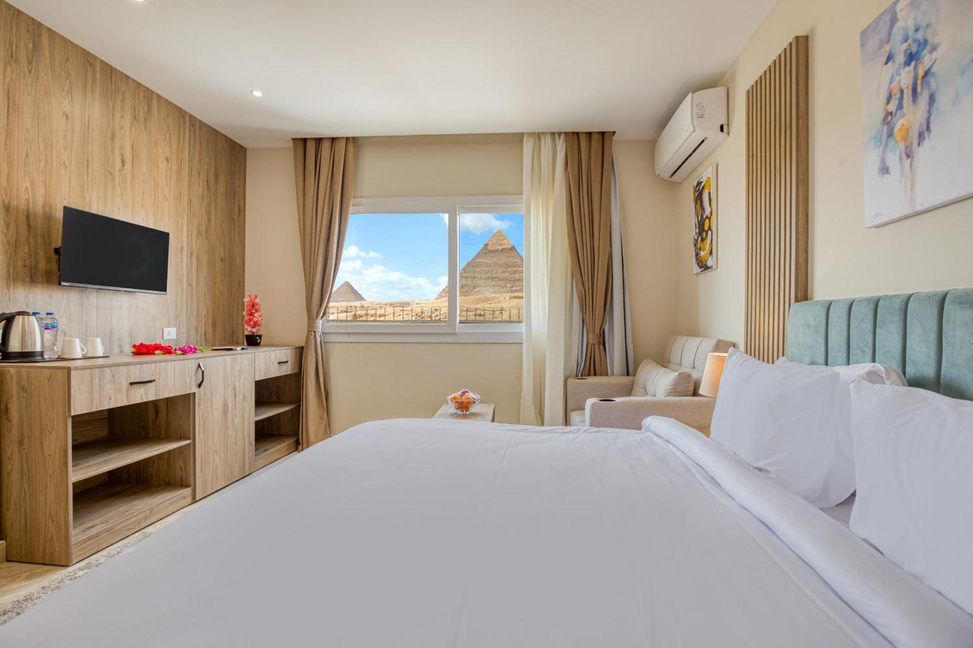 Soul Pyramids View Hotel Kafret el-Gabal Buitenkant foto