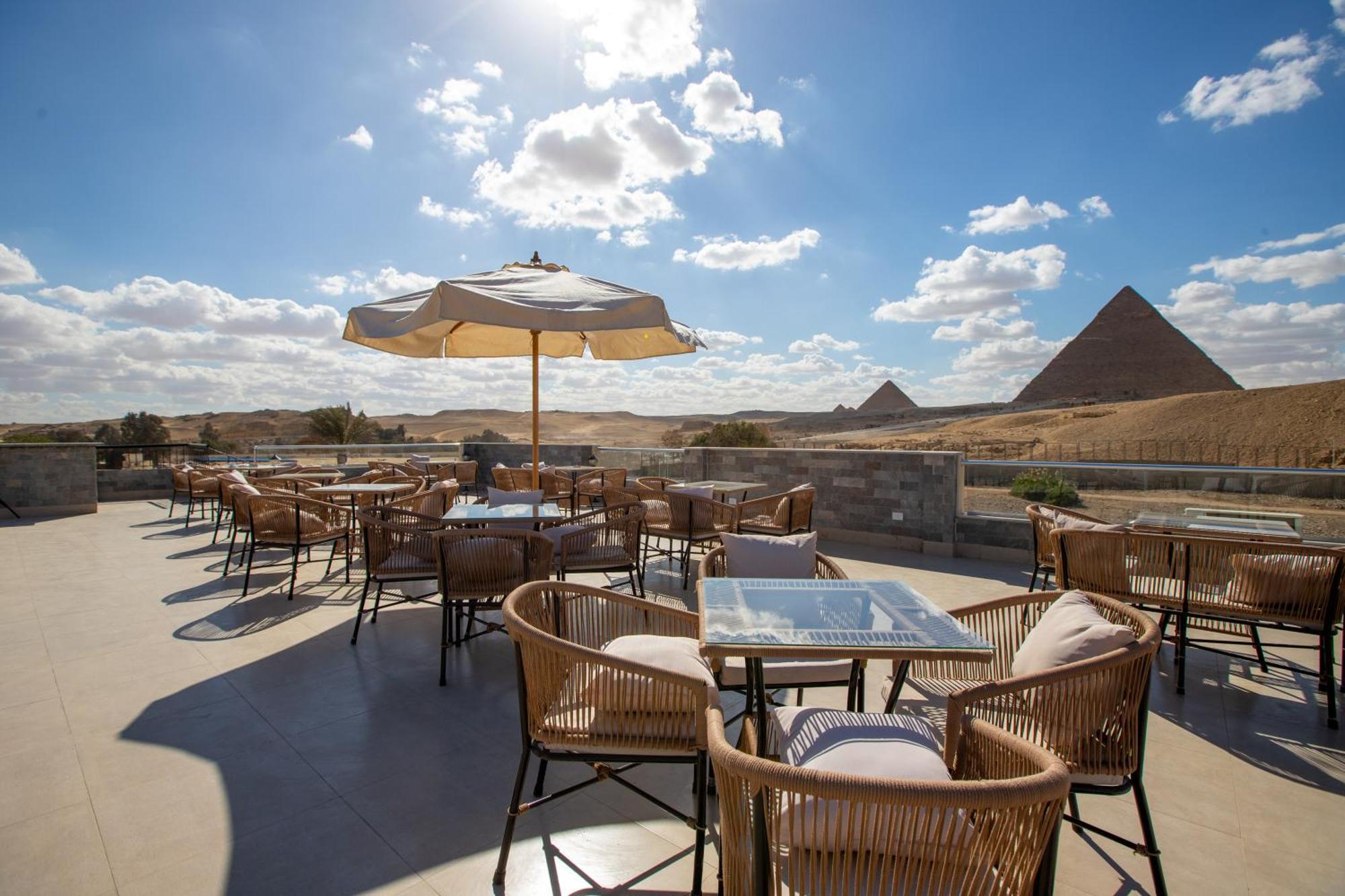 Soul Pyramids View Hotel Kafret el-Gabal Buitenkant foto