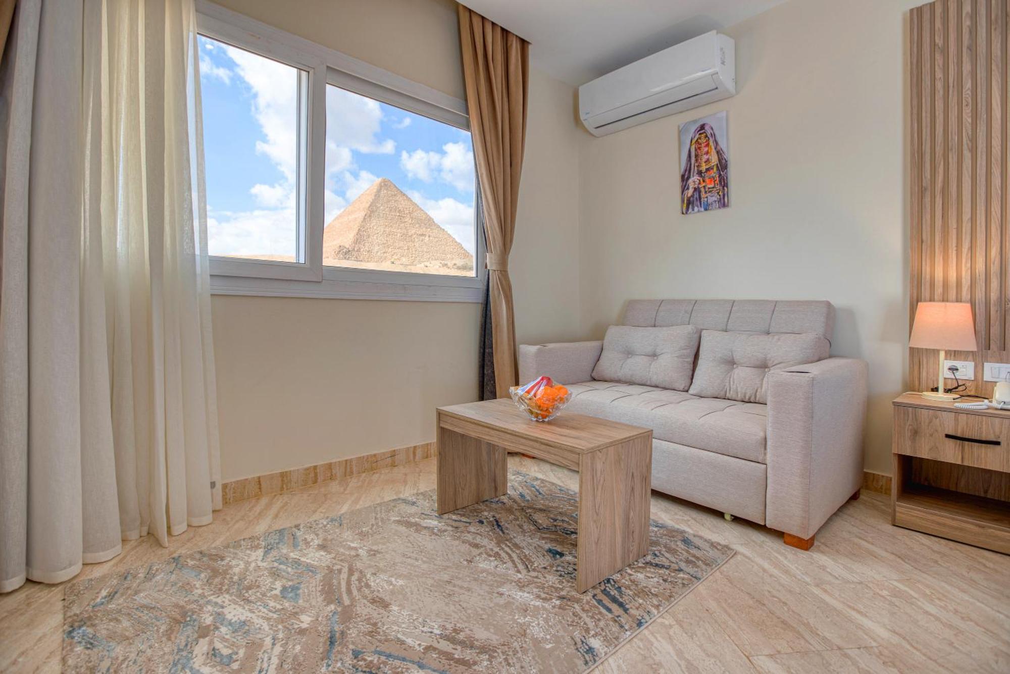 Soul Pyramids View Hotel Kafret el-Gabal Buitenkant foto