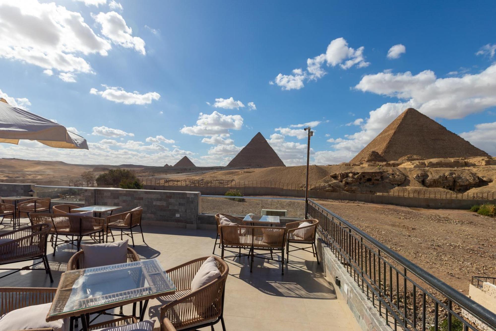 Soul Pyramids View Hotel Kafret el-Gabal Buitenkant foto