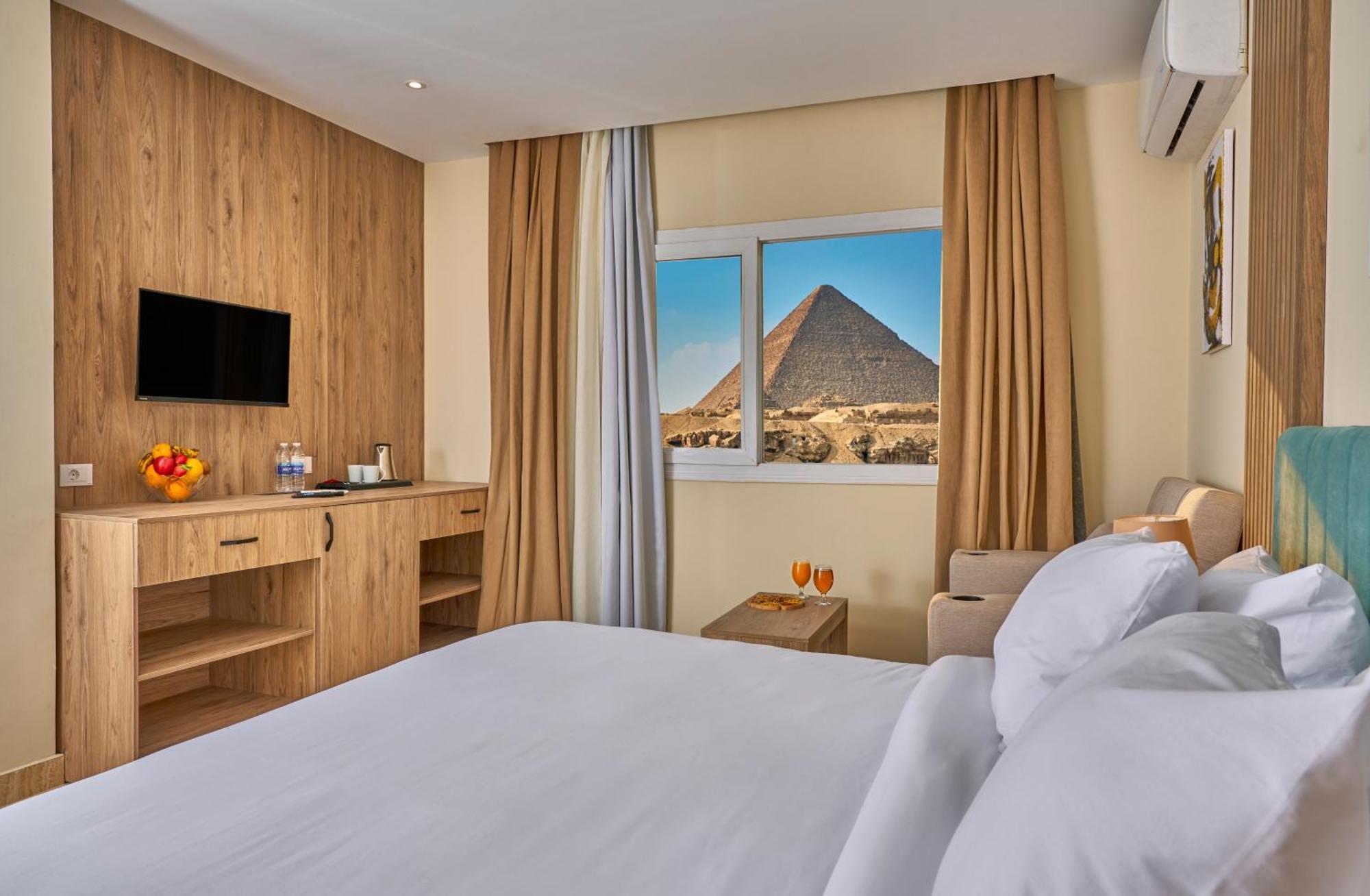 Soul Pyramids View Hotel Kafret el-Gabal Buitenkant foto