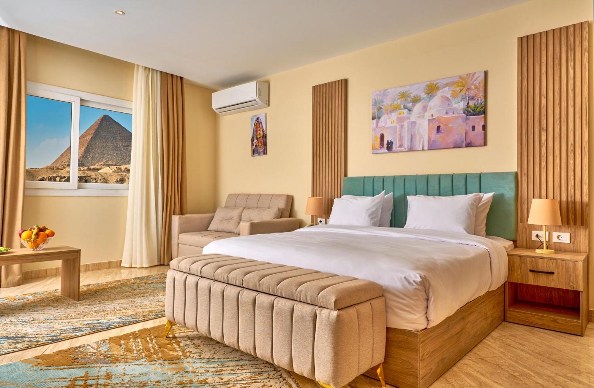 Soul Pyramids View Hotel Kafret el-Gabal Buitenkant foto